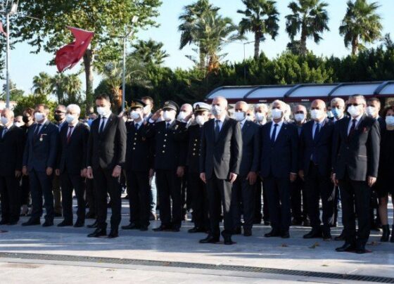 Atatürk, Kemer’de anıldı