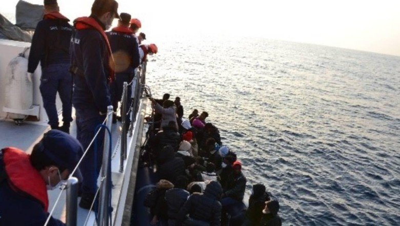Aydın’da 62 düzensiz göçmen kurtarıldı