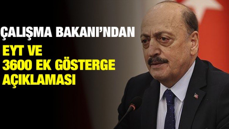 Bakan Bilgin'den 'EYT ve 3600 ek gösterge' açıklaması