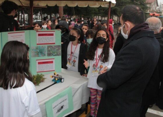 Beypazarı’nda TÜBİTAK 4006 Bilim Fuarı açıldı