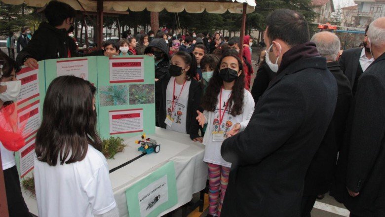Beypazarı’nda TÜBİTAK 4006 Bilim Fuarı açıldı