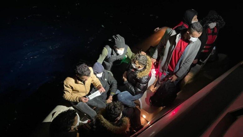 Bodrum açıklarında 59 düzensiz göçmen kurtarıldı