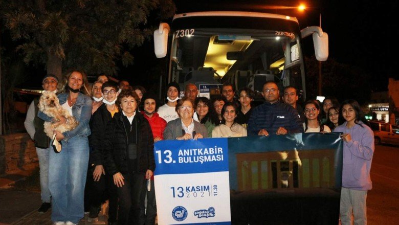 ÇYDD Bodrum gençleri Anıtkabir'i ziyaret etti