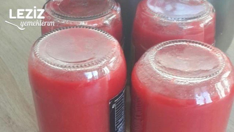 Domates Kabuğundan Ev Yapımı Kaynatmalık Salça