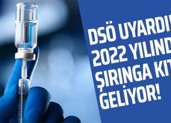 DSÖ uyardı: 2022 yılında şırınga kıtlığı geliyor