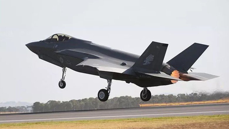 F-35 jeti Akdeniz'e düştü
