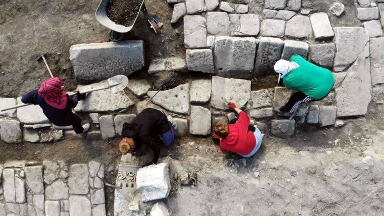 Gladyatörler şehri Stratonikeia’daki çalışmalara kadın eli değiyor