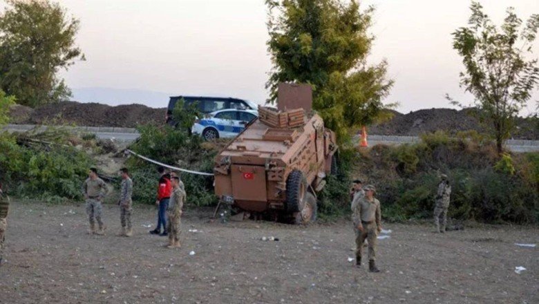 Hatay’da zırhlı askeri araç devrildi: 5 yaralı