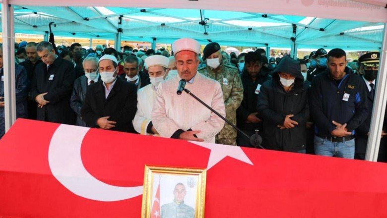 Irak’ın kuzeyinde şehit olan Çiftçi, son yolculuğuna uğurlandı