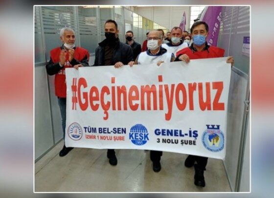 İşçilerden ‘geçinemiyoruz’ eylemi: ‘Kırıntı bize, ekmek size, yok öyle!’