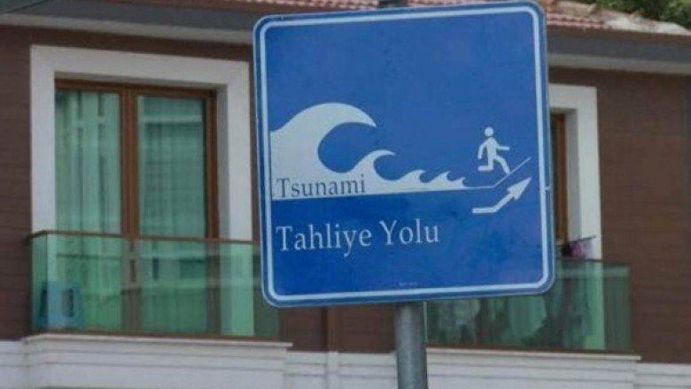 İstanbul'da 16 ilçeye daha tsunami uyarı levhası!
