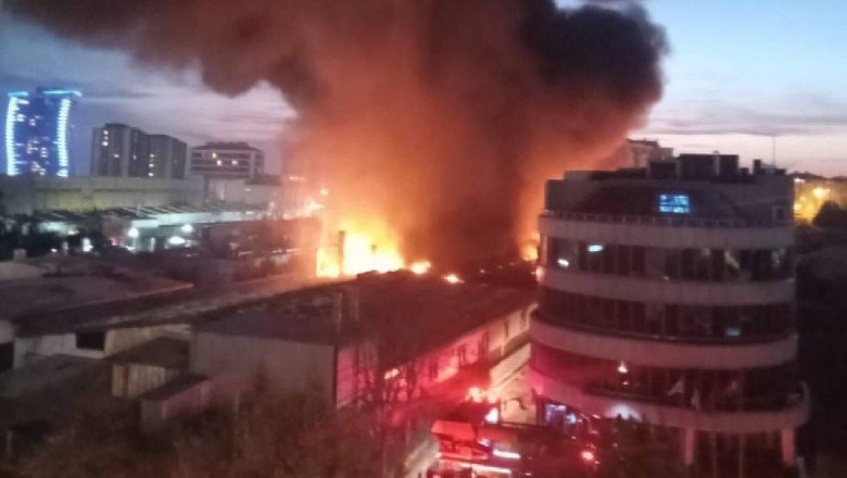 İstanbul’da fabrika yangını