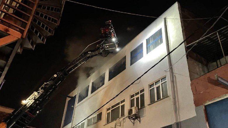Kağıthane’de iş yerinde çıkan yangın söndürüldü