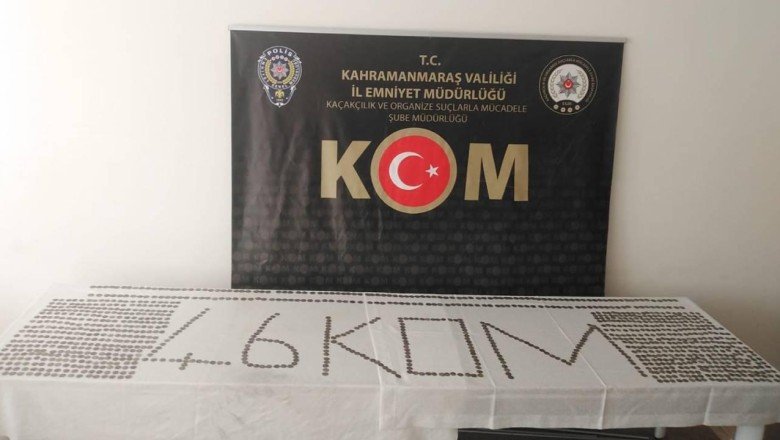 Kahramanmaraş’ta 1154 sikke ele geçirildi