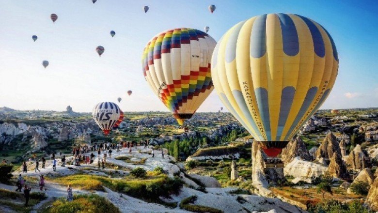 Kapadokya’yı 10 ayda 2 milyona yakın turist ziyaret etti