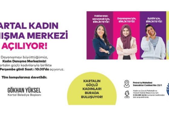 Kartal Belediyesi Kadın Danışma Merkezi Açılıyor