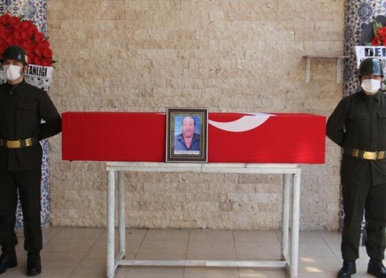 Kıbrıs gazisi Cingöz, Hatay’da son yolculuğuna uğurlandı