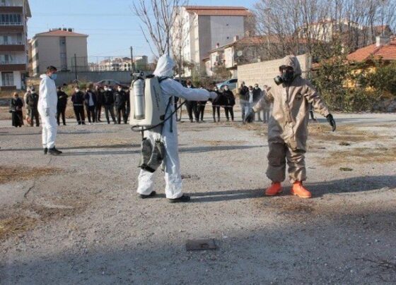 Kırşehir’de şüpheli posta ve KBRN tatbikatı yapıldı