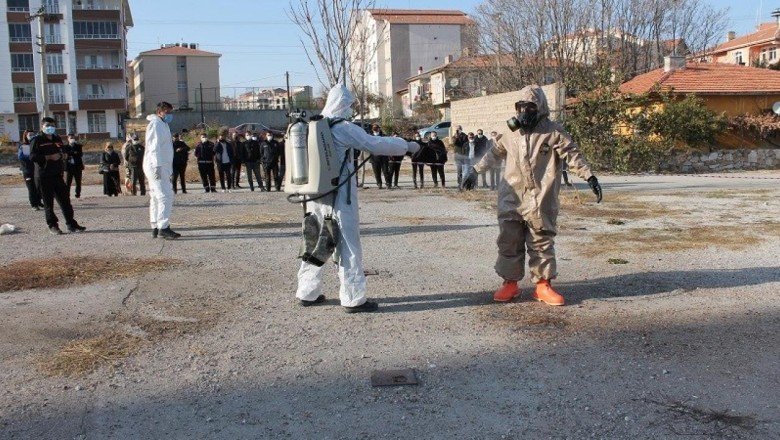 Kırşehir’de şüpheli posta ve KBRN tatbikatı yapıldı
