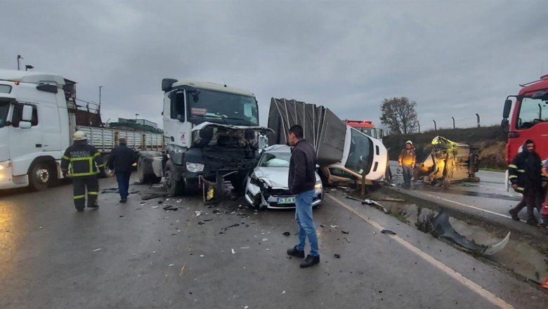 Kocaeli’de zincirleme kaza