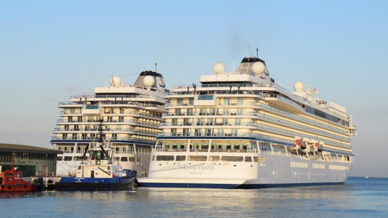 Kuşadası’na 1200 turist geldi