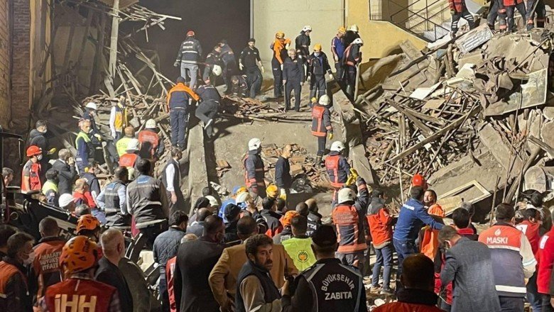 Malatya’da bina çökmesi: 3 tutuklama