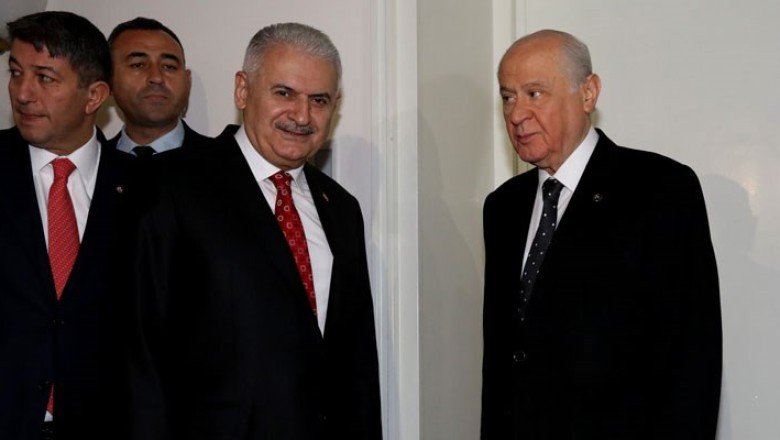 MHP: Bahçeli, Aksakallılar Konseyi’ne atanan Binali Yıldırım’ı kutladı