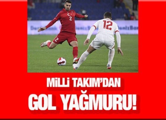Milli Takım’dan gol yağmuru
