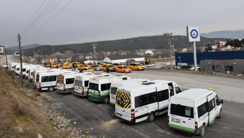 Öğrenci servisleri dezenfekte edildi