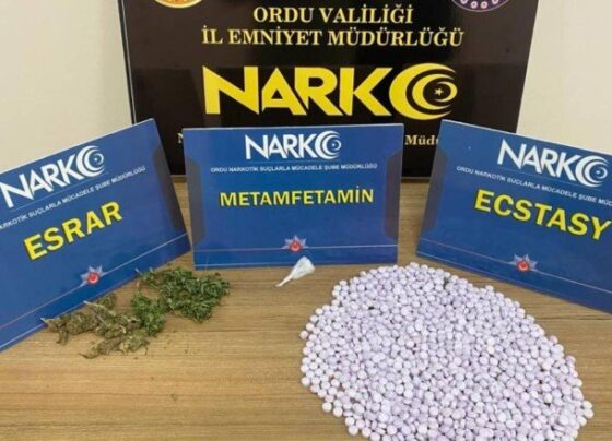 Ordu’da yol denetiminde uyuşturucu ele geçirildi