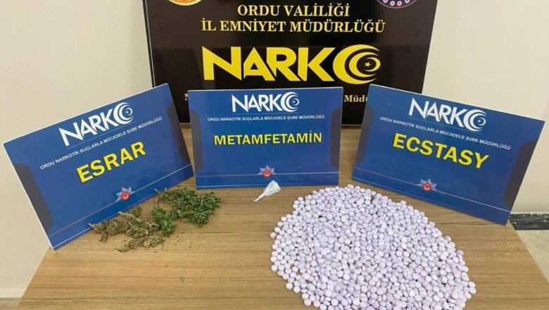 Ordu’da yol denetiminde uyuşturucu ele geçirildi