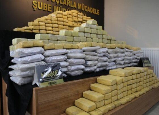 Şanlıurfa’da kamyonette 217 kilogram eroin ele geçirildi