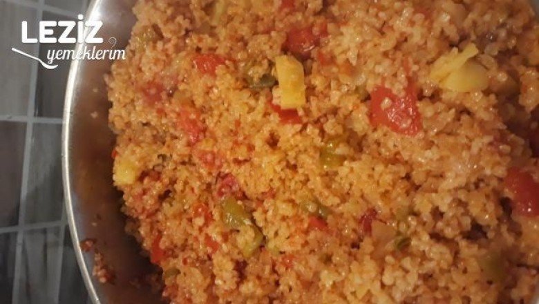 Sebzeli Bulgur Pilavı (Aşamalı Anlatım)