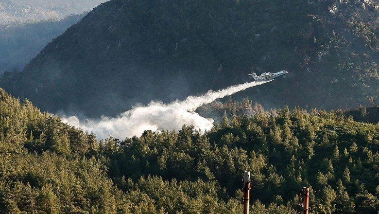 Seydikemer’deki orman yangını söndürüldü
