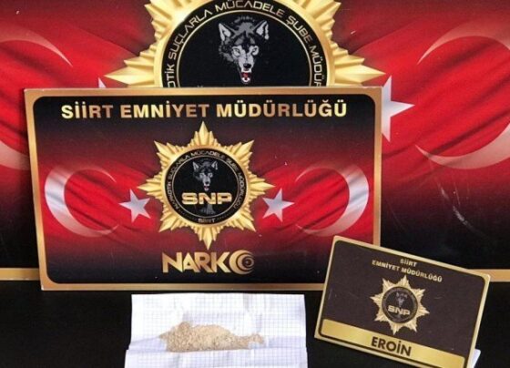 Siirt’te uyuşturucu operasyonunda 1 şüpheli yakalandı