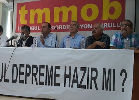 TMMOB: İstanbul’daki yapıların yarısı kaçak, ’ı ömrünü tamamlamış. Olası depremde felaket olacak.