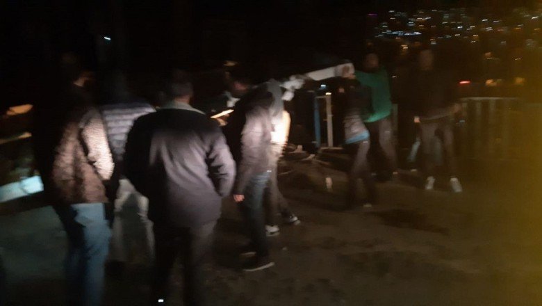 Trabzon’daki fırtına, vatandaşlara zor anlar yaşattı!