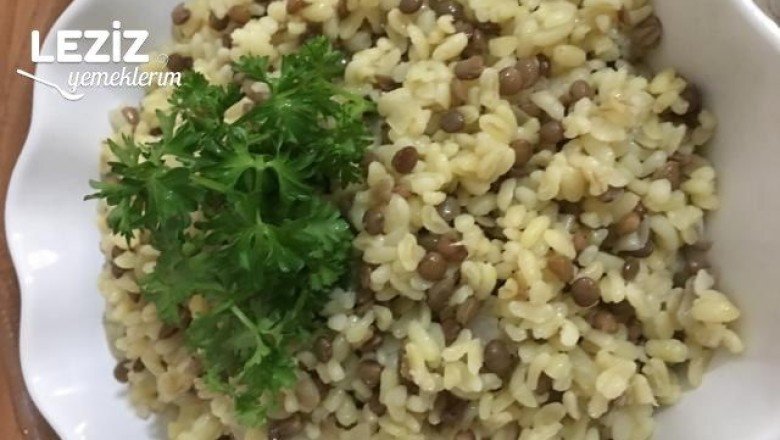 Yeşil Mercimekli Bulgur Pilavı Nasıl Yapılır