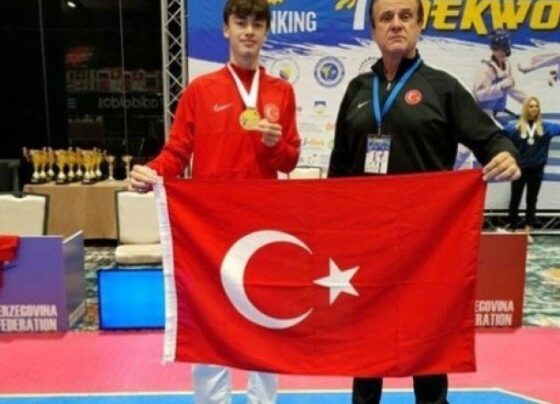 Yiğithan Kılıç, gençlerde Avrupa şampiyonu oldu!