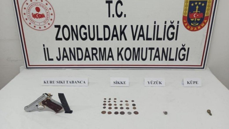 Zonguldak’ta 27 sikke ele geçirildi