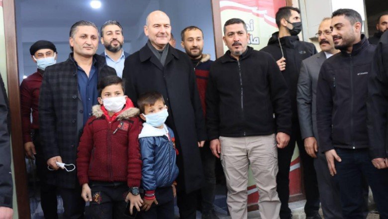Bakan Soylu’dan Suriye’nin kuzeyine ziyaret