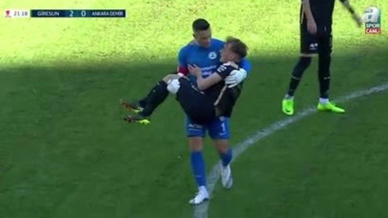 Giresunspor – Ankara  Demirspor maçında ilginç anlar!