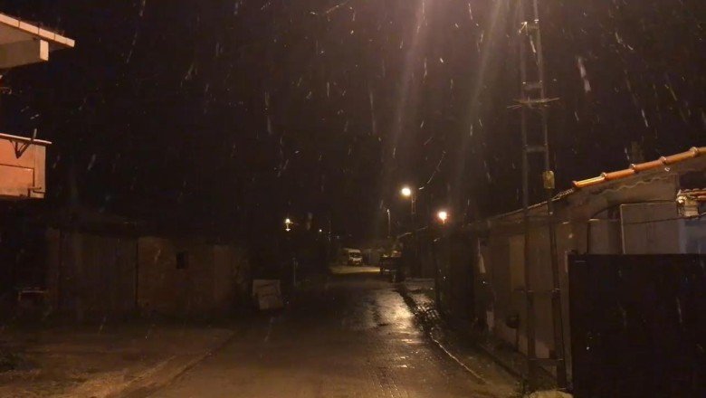 İstanbul’da beklenen kar yağışı başladı
