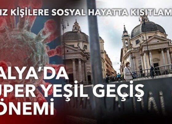 İtalya’da “süper yeşil geçiş” uygulaması yürürlüğe girdi