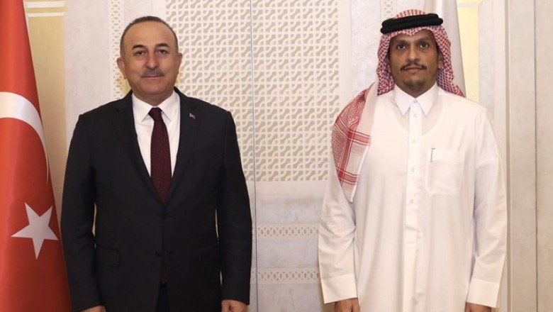 “Katar’a para istemek için mi geldiniz?” sorusu, Çavuşoğlu’nu sinirlendirdi