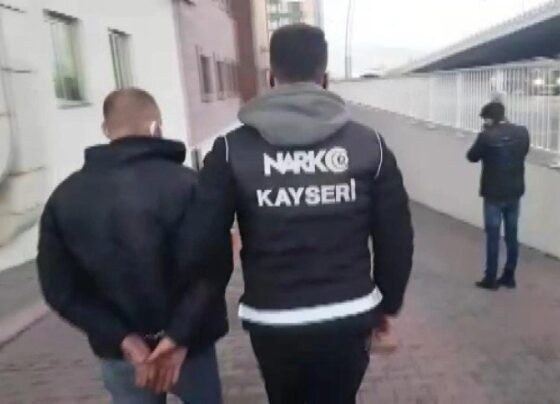 Kayseri’de uyuşturucu operasyonu: 50 gözaltı