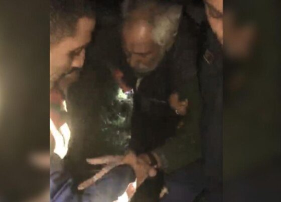 Kendisini bulan jandarmaya ağlayarak teşekkür etti