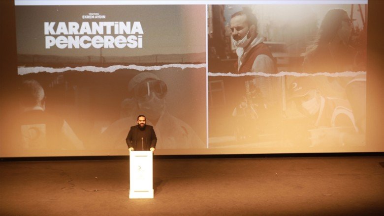 Kızılay gönüllülerinin fedakarlığını anlatan ‘Karantina Penceresi’ filmi vizyonda