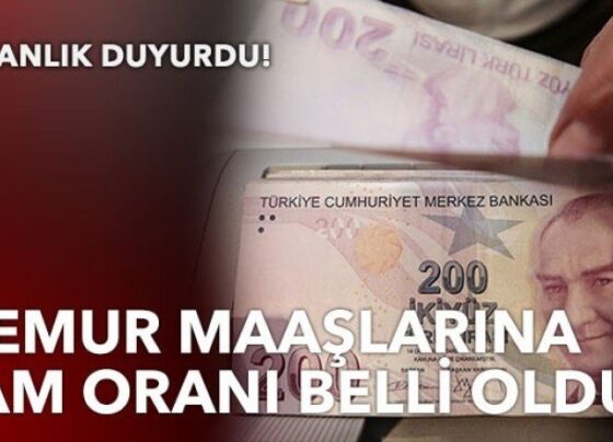 Memur maaşlarına zam oranı belli oldu