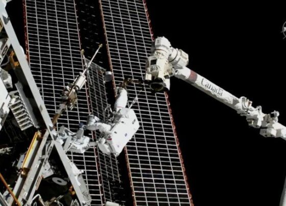 NASA astronotlarından uzay yürüyüşü: Arızalı anteni değiştirdiler